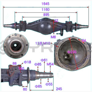 REAR AXLE HOUSING