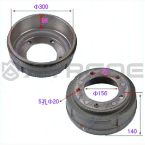 FRONT BRAKE DRUM