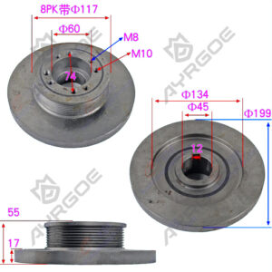 PULLEY CRANKSHAFT