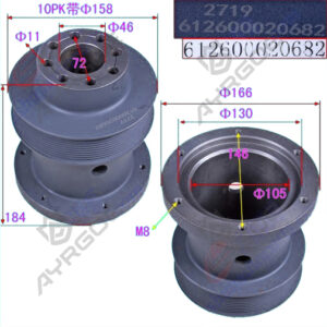PULLEY CRANKSHAFT