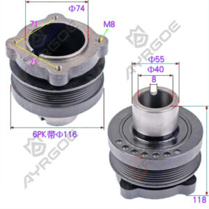 PULLEY CRANKSHAFT