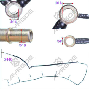 OIL RETURN PIPE