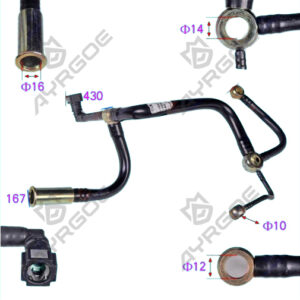 OIL RETURN PIPE