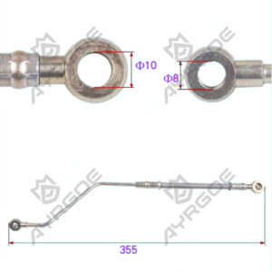 HIGH PRESSURE INJECTION PUMP LUBRICATING PIPE