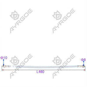 HIGH PRESSURE INJECTION PUMP LUBRICATING PIPE