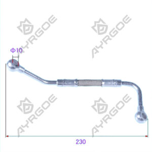 HIGH PRESSURE INJECTION PUMP LUBRICATING PIPE