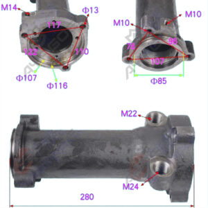 HIGH PRESSURE INJECTION PUMP AXLE SHAFT