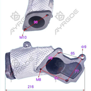 BLOWER CONNECTING EXHAUST PIPE