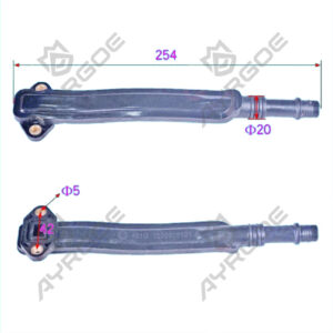 GAS AND OIL SEPARATOR PIPE