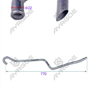 GAS AND OIL SEPARATOR PIPE
