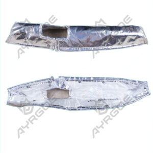 EXHAUST PIPE HEAT INSULATING PLATE