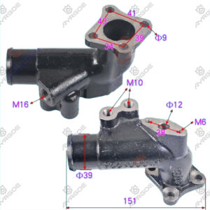 CYLINDER HEAD WATER OUTLET PIPE
