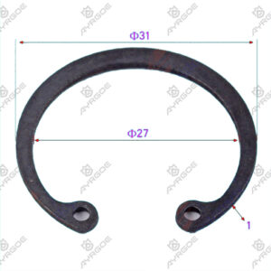 PISTON PIN CLAMPING RING