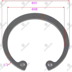 PISTON PIN CLAMPING RING