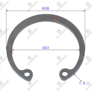 PISTON PIN CLAMPING RING