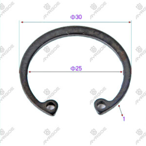 PISTON PIN CLAMPING RING