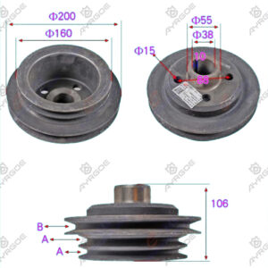 PULLEY CRANKSHAFT