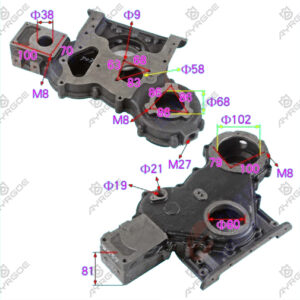 TIMING GEAR HOUSE PLATE