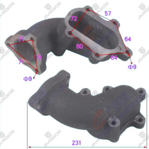 BLOWER CONNECTING EXHAUST PIPE