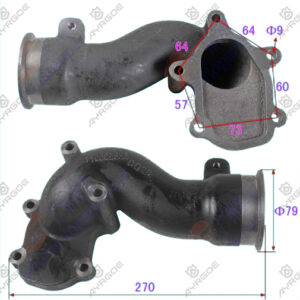BLOWER CONNECTING EXHAUST PIPE
