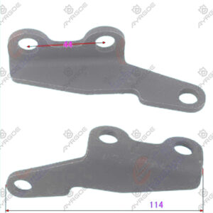 BLOWER CONNECTING EXHAUST PIPE SUPPORT BRACKET