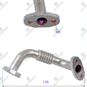 BLOWER OIL OUTLET PIPE