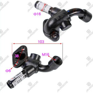 FAN HEATER WATER PIPE