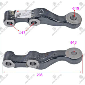 STEERING KNUCKLE CURVED ARM