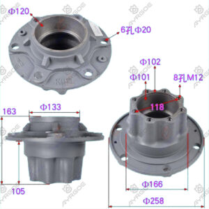 WHEEL HUB REAR